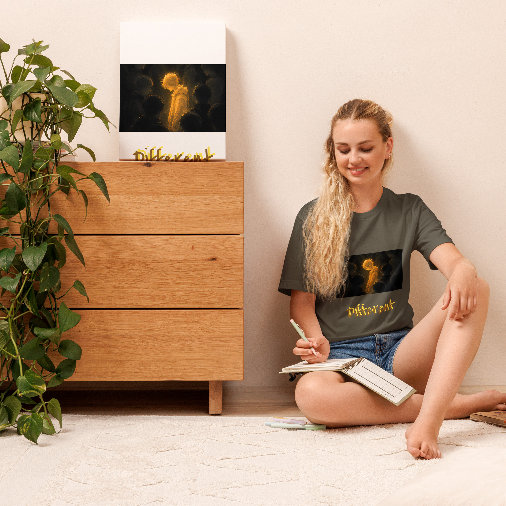 Quiet confidence apparel for introverts