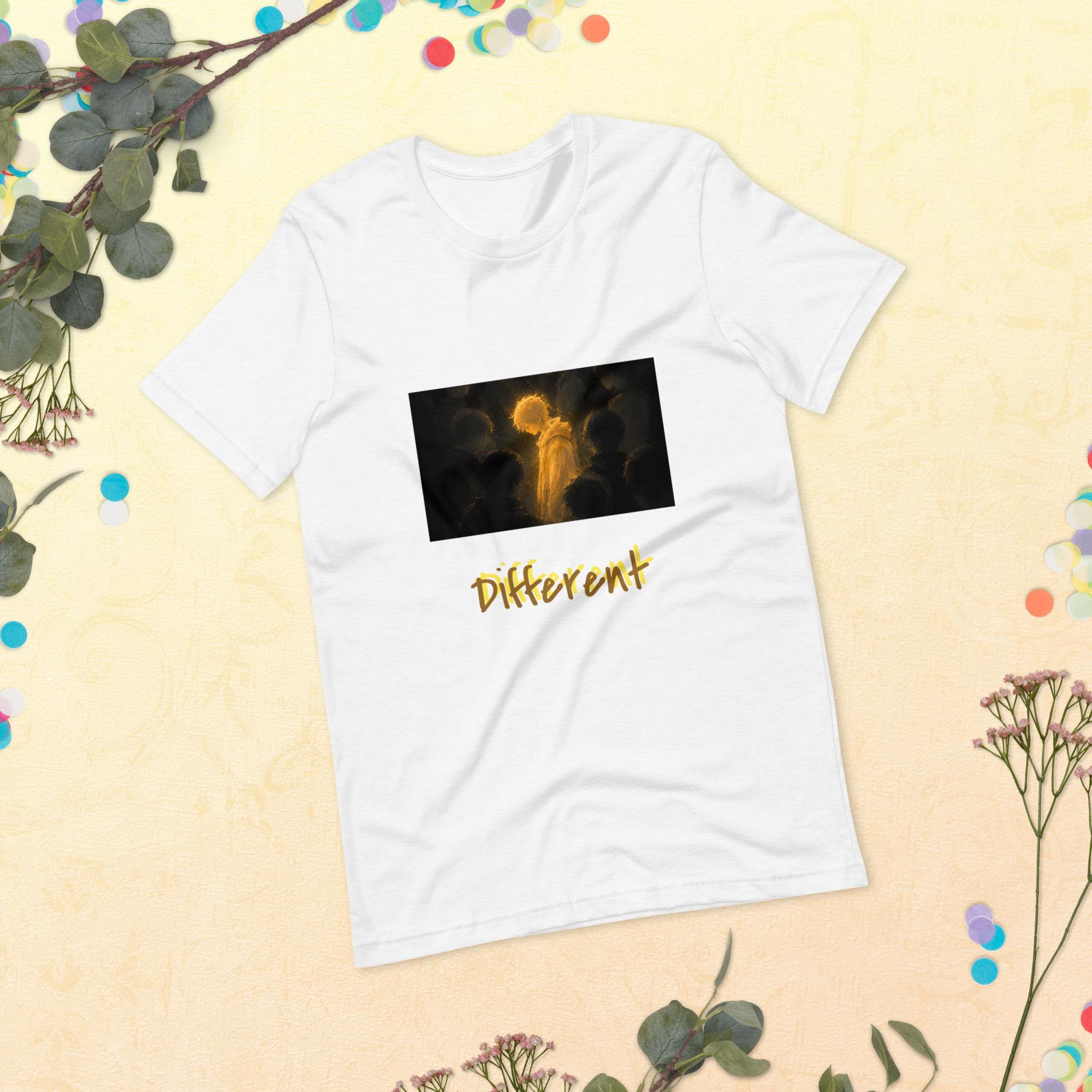 Different not broken graphic t-shirt