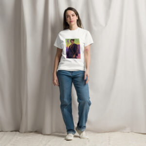 Modern Ronin Graphic Tee front view Japanese aesthetic streetwear