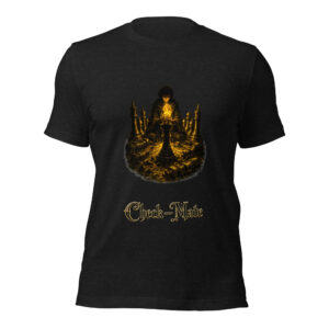 Checkmate Mindset main character graphic t-shirt