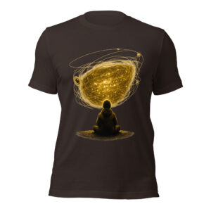 Thoughts Never Sleep cosmic mind graphic t-shirt
