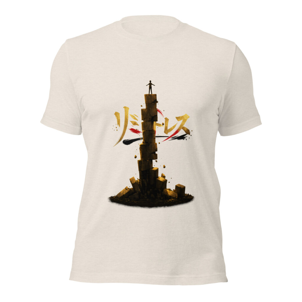 Built From Ruins motivational graphic t-shirt