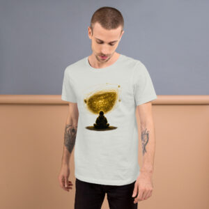 unisex-staple-t-shirt-silver-front-6a21d64897d27.jpg cosmic mind graphic t-shirt front view