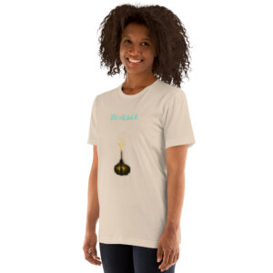 unisex-staple-t-shirt-soft-cream-left-front-6a20495ce3f93.jpg Minimalist signal artwork graphic tee